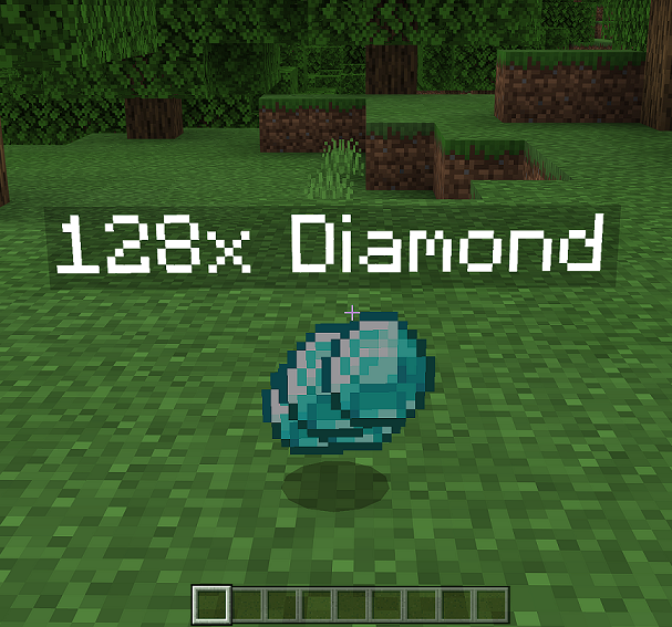 128 Diamonds Stacked