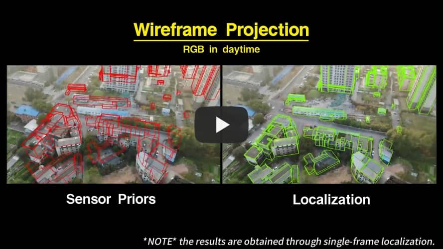 LoD-Loc: DEMO-Wireframe Projection