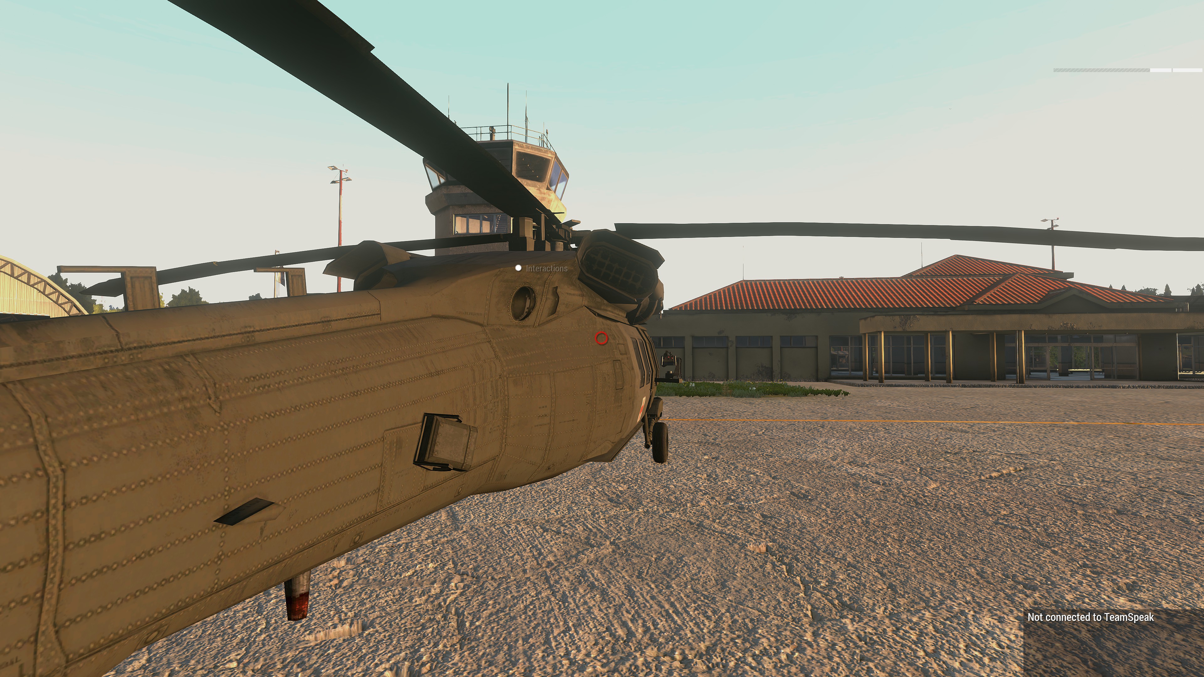 Heli with 1 Interaction Point from the rear