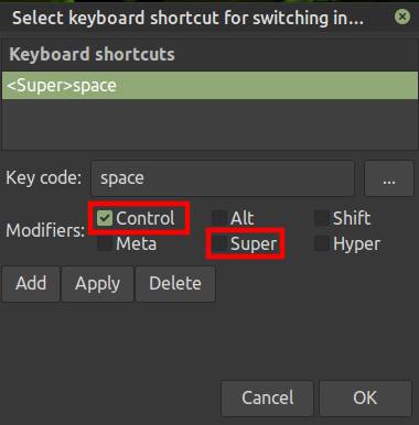 Shortcut Key Fix