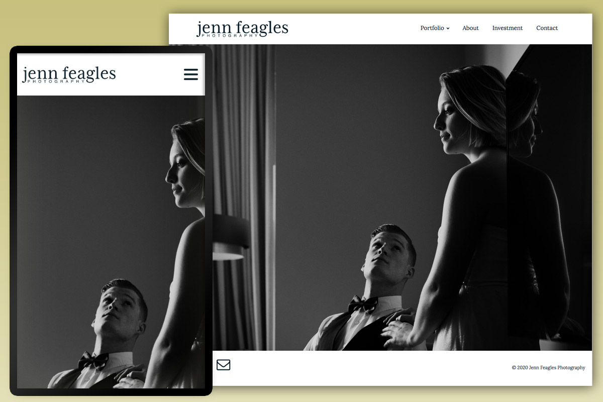 Jenn Feagles Photography website