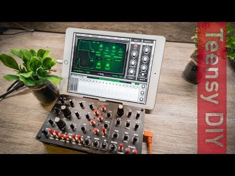 Teensy DIY Midi Controller Jam - Moog Animoog App, Fugue Machine