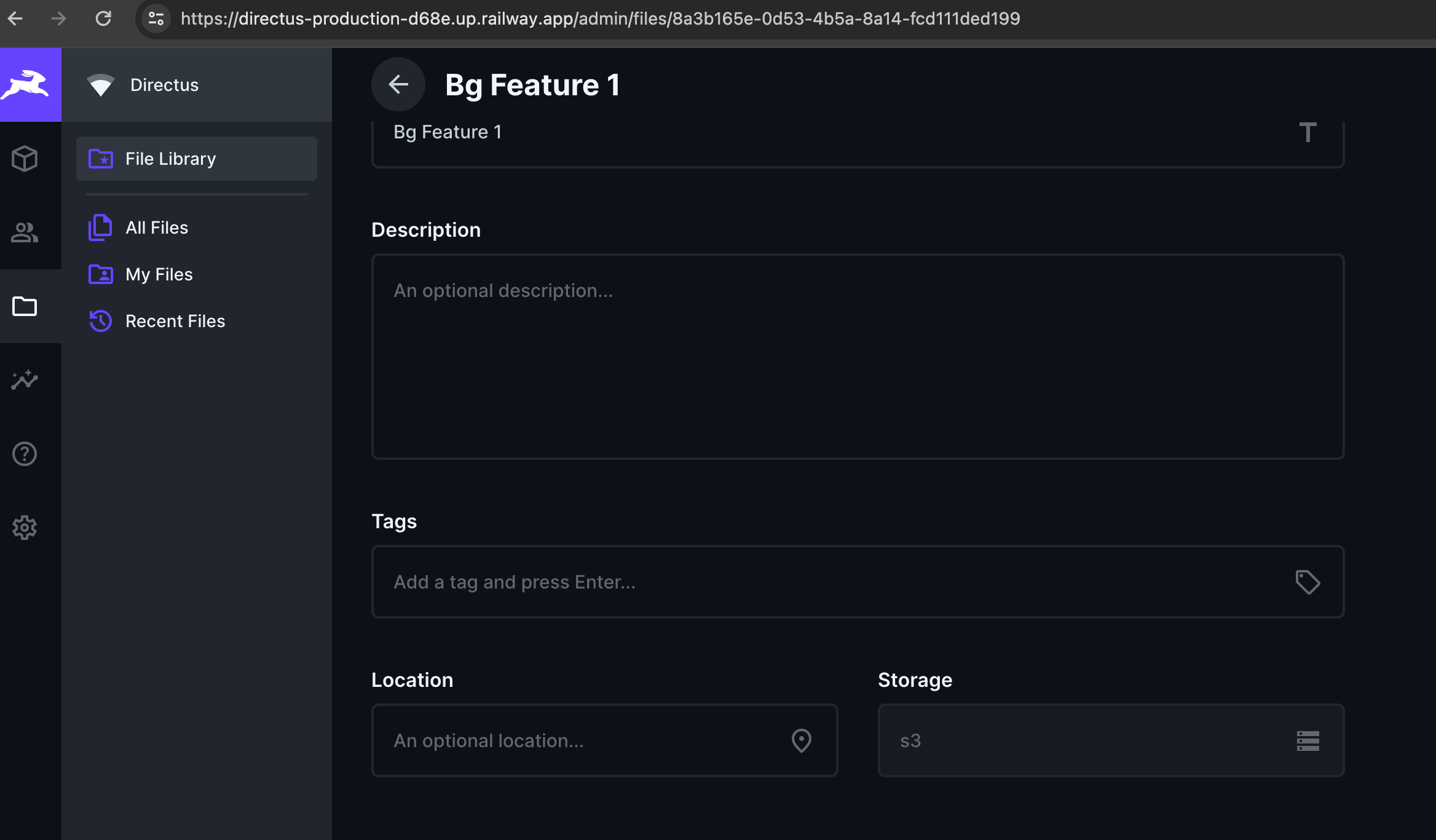 Directus S3 storage!