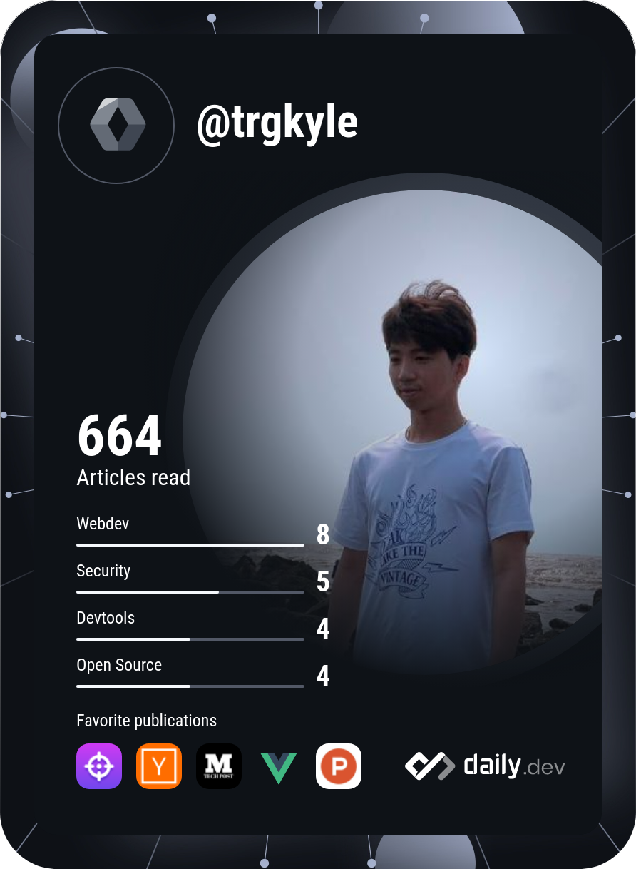 Kyle Truong's Dev Card