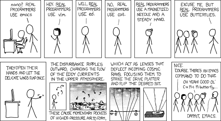 real programmers xkcd.com