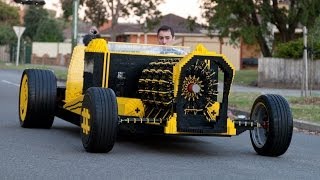 Life Size Lego Car Powered by Air