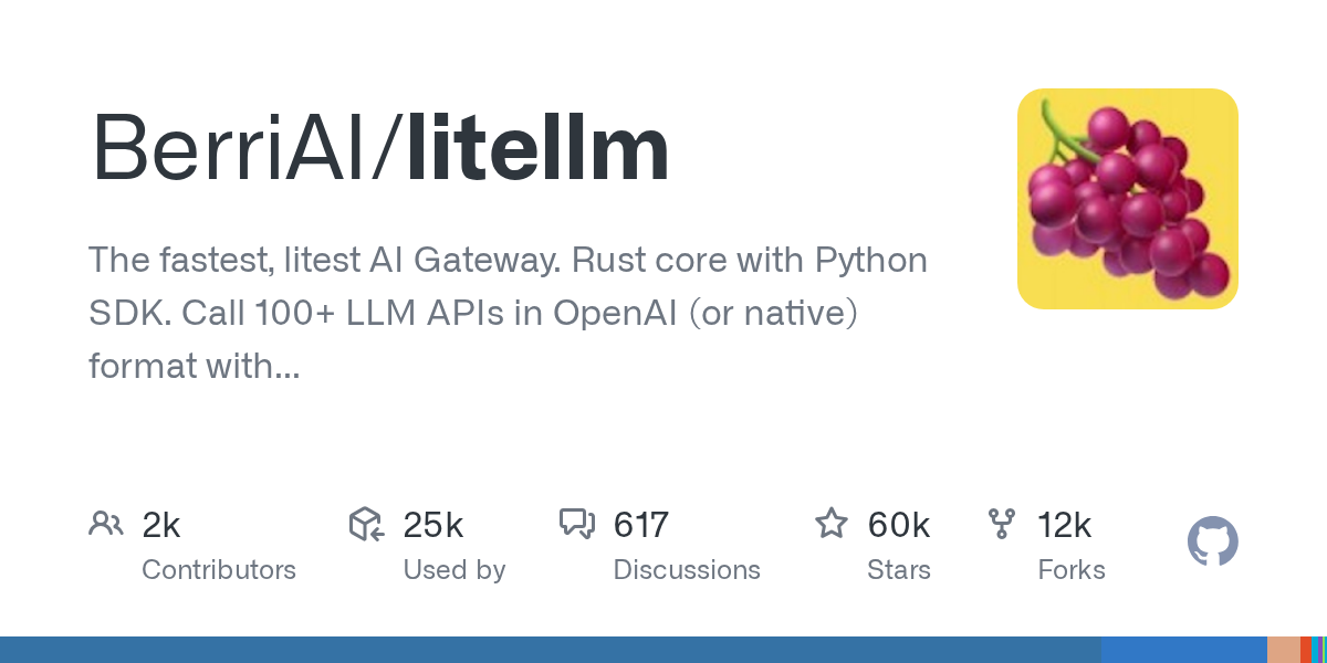 LiteLLM repository preview