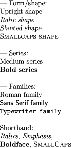 font variation