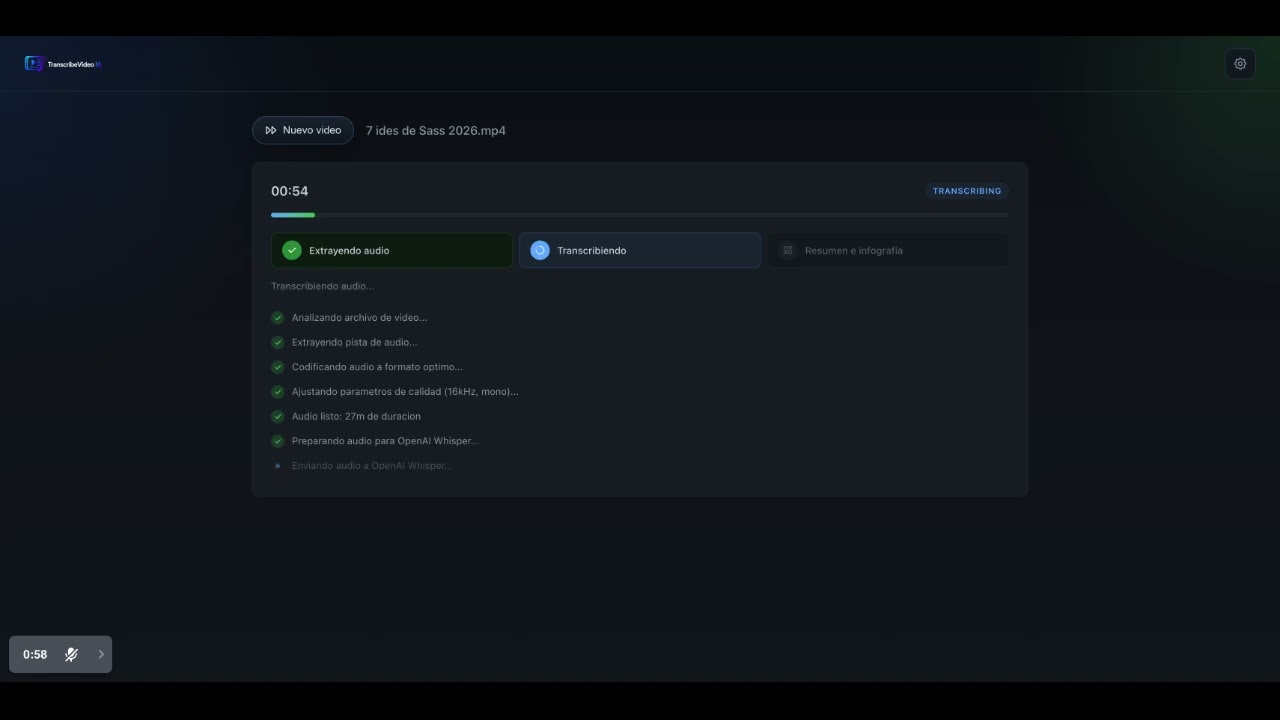 TranscribeVideos Demo
