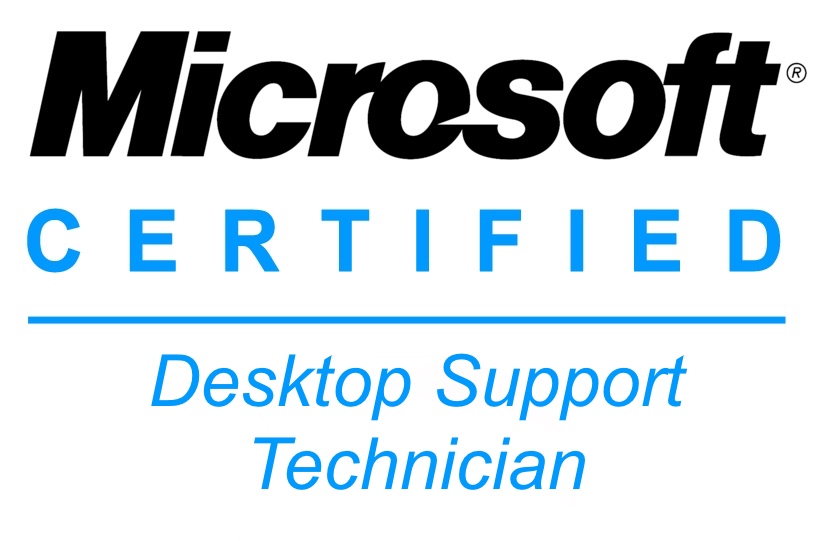 Microsoft Certified Desktop Support Technician