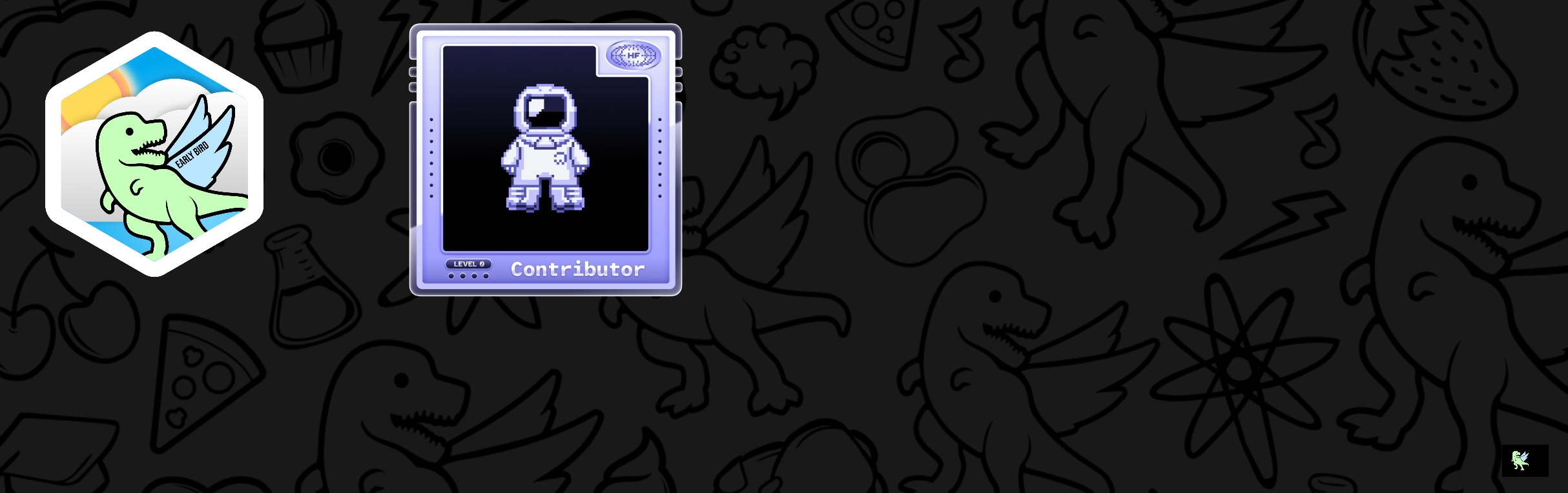 An image of @devzenmaster's Holopin badges, which is a link to view their full Holopin profile