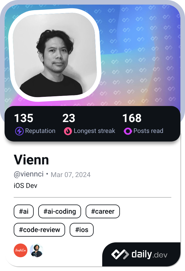 Viennarz Curtiz's Dev Card
