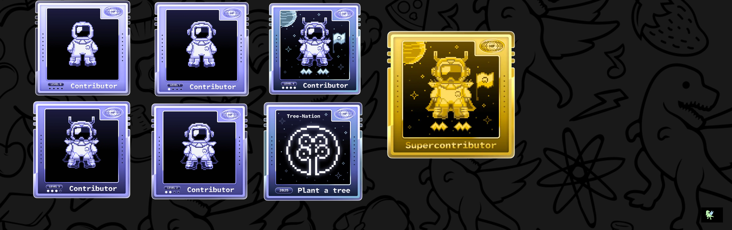 An image of @aerospaceprog's Holopin badges, which is a link to view their full Holopin profile