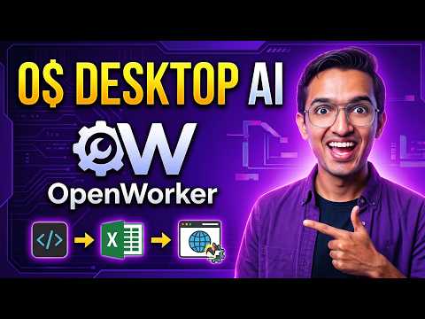 Andrew Ng OpenWorker: $0 Setup For Automated Desktop Work