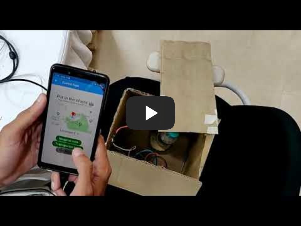 Smart bin demo main app