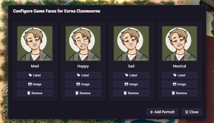 GitHub - wwwdotfriend/game-faces: A lightweight roleplay portrait ...