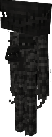 A tall humanoid creature with heads coming out of its body and a huge smile full of teeth as a head