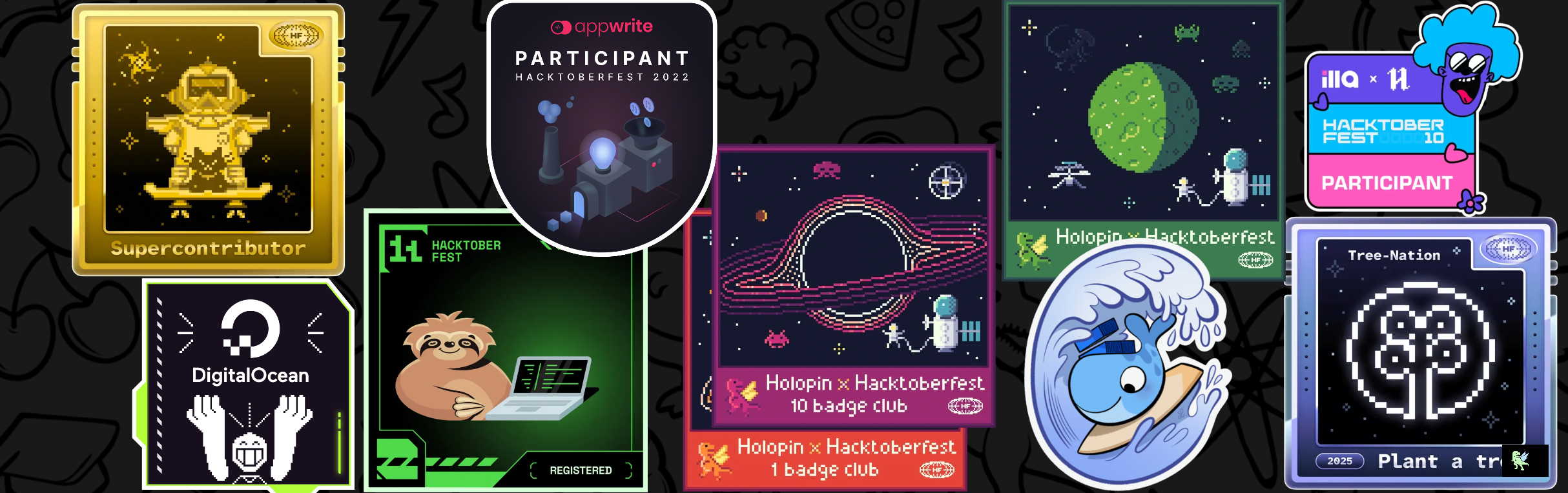 @sanjaychoudhary's Holopin badges