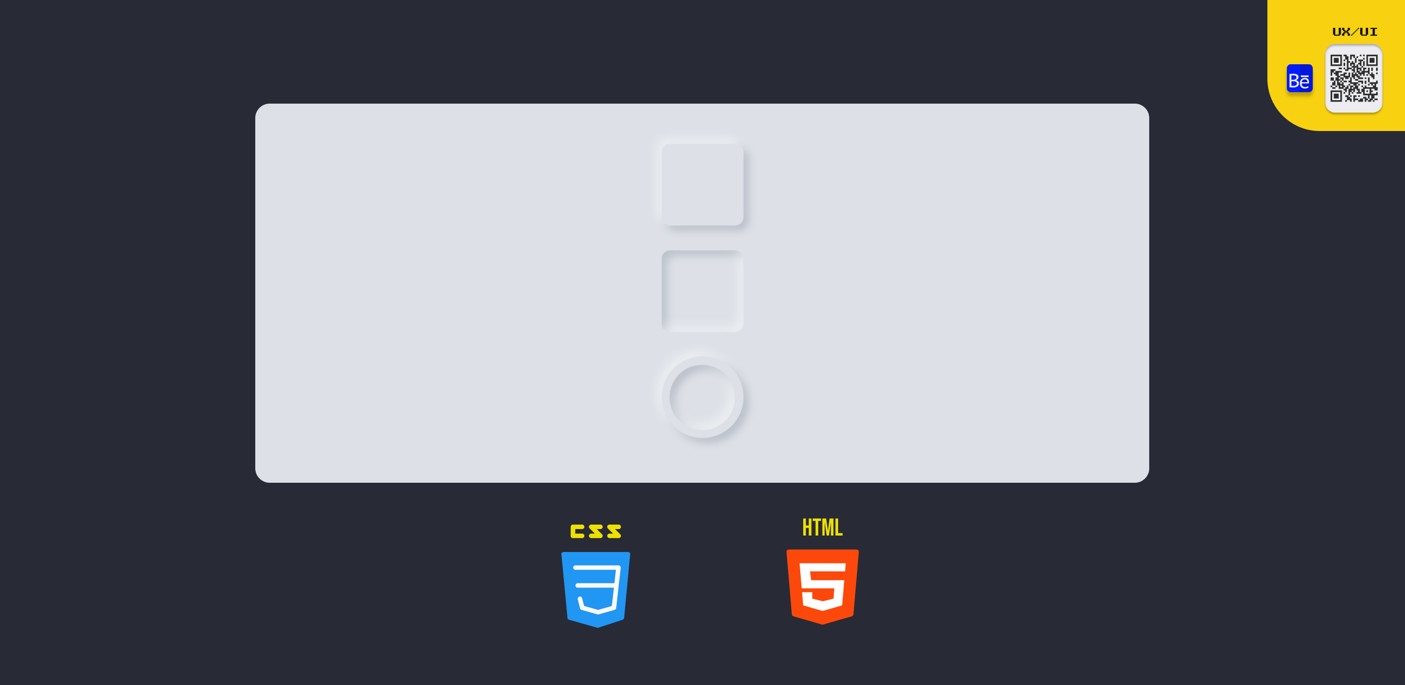 GitHub - ListMat/UI-Design-Neumorphism: Efeito neumorfismo com CSS ...
