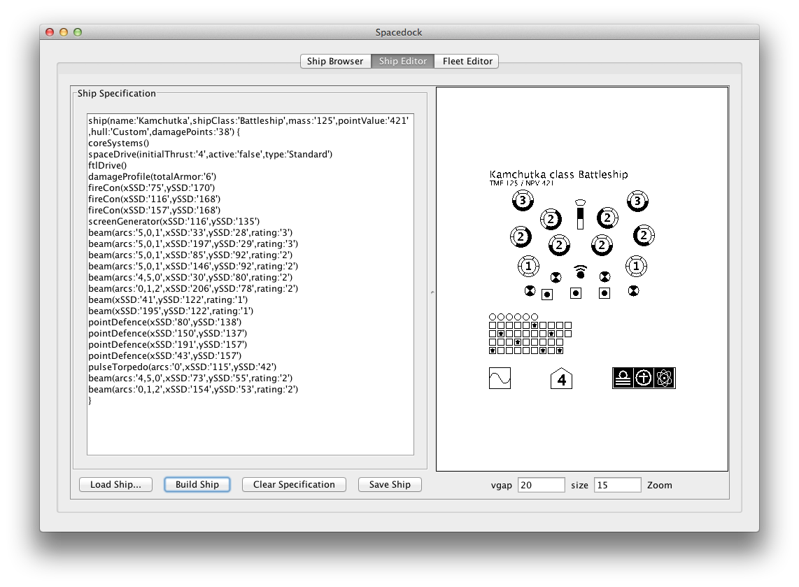 Ship Editor