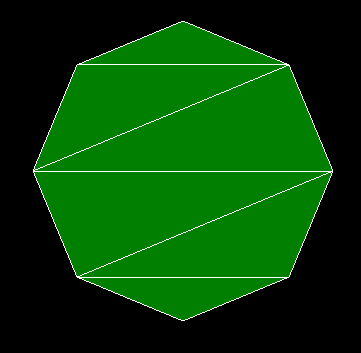 triangle strip to octagonal