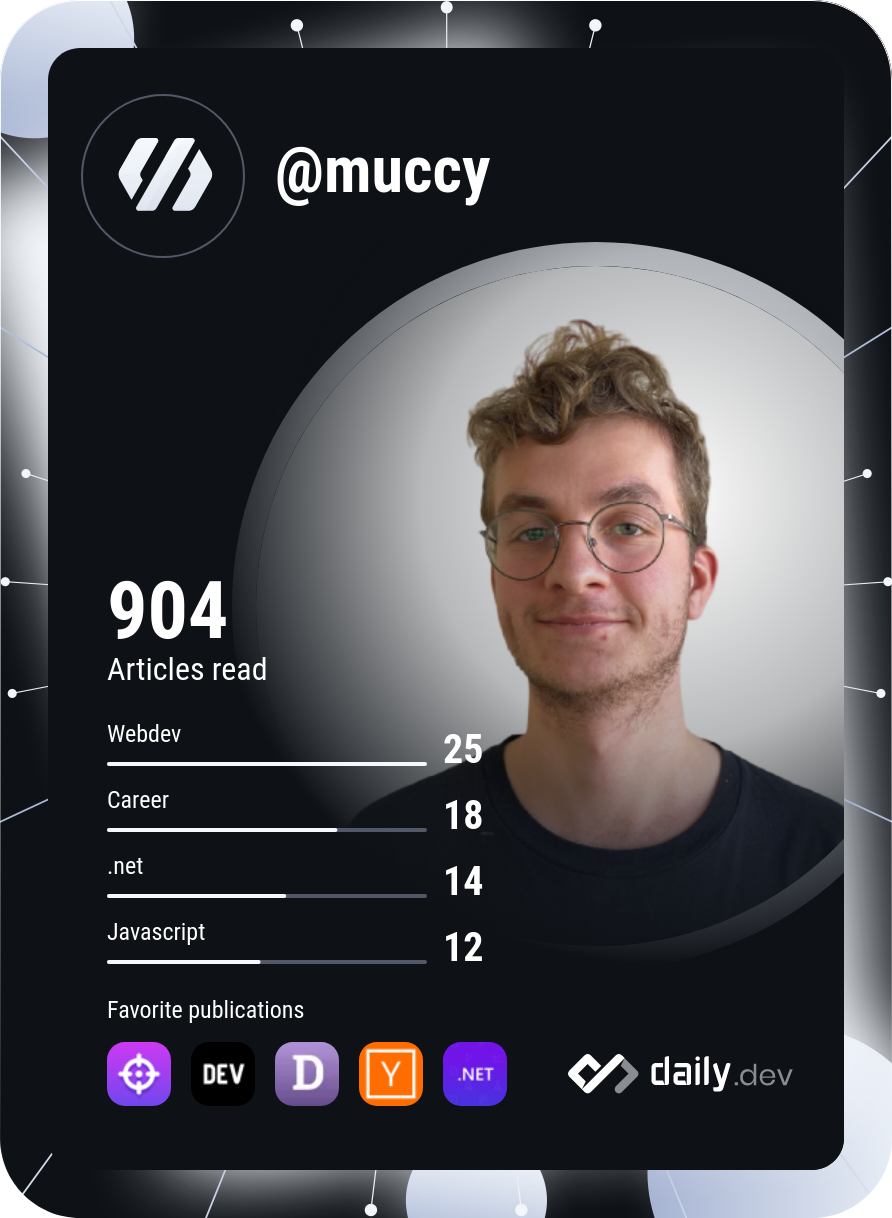 Jack McBride's Dev Card