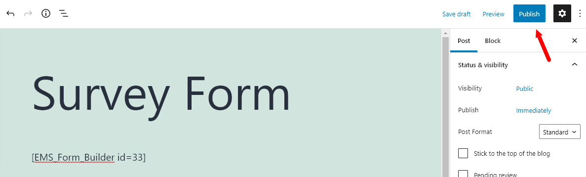 create form WordPress plugin