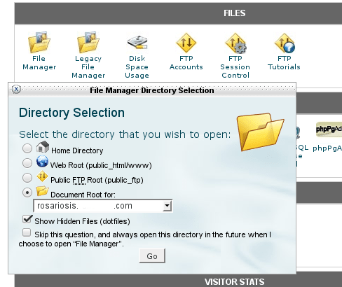 cPanel File Manager