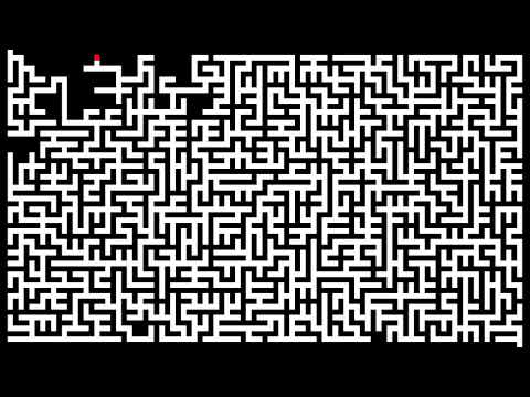 Maze generation with Aldous-Broder algorithm