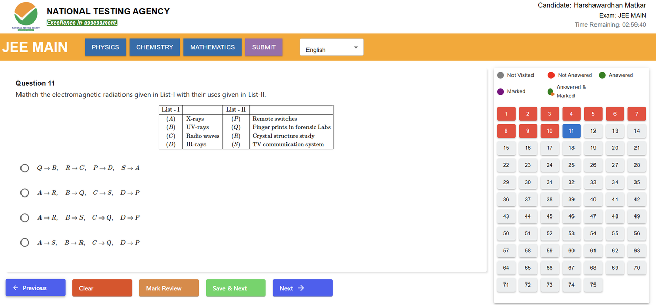 GitHub - harshmatkar/mocktestapp: Mock test series platform for JEE ...