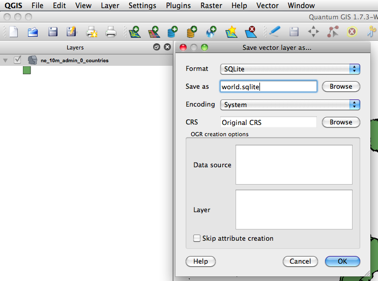 qgis-convert-sqlite