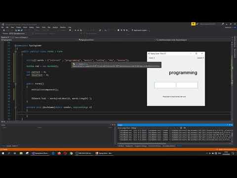 GitHub - mooict/Typing-Game-Tutorial-Windows-Form-C-Sharp: How to make ...