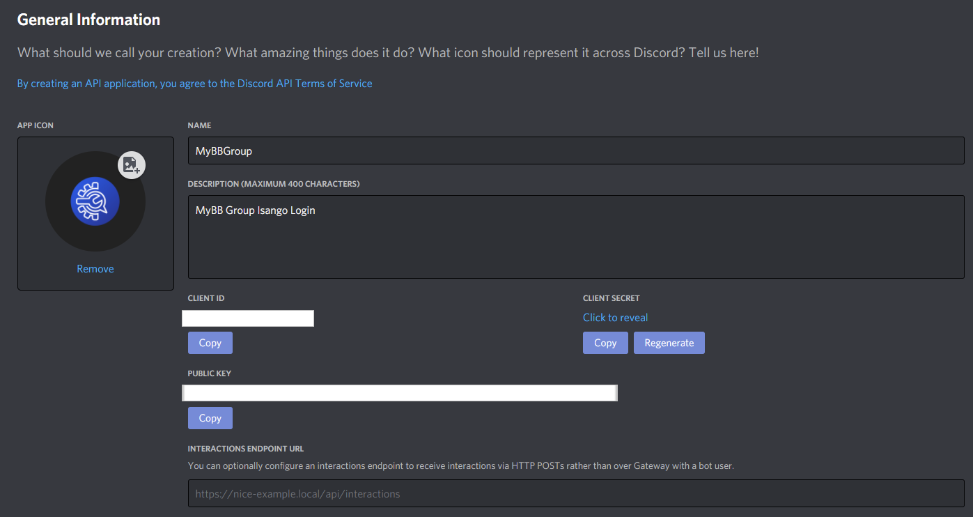 Discord App Screen