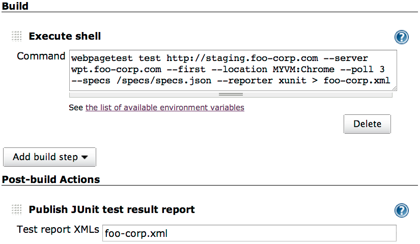 junit configuration