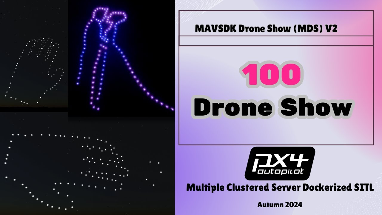 100-Drone SITL Test