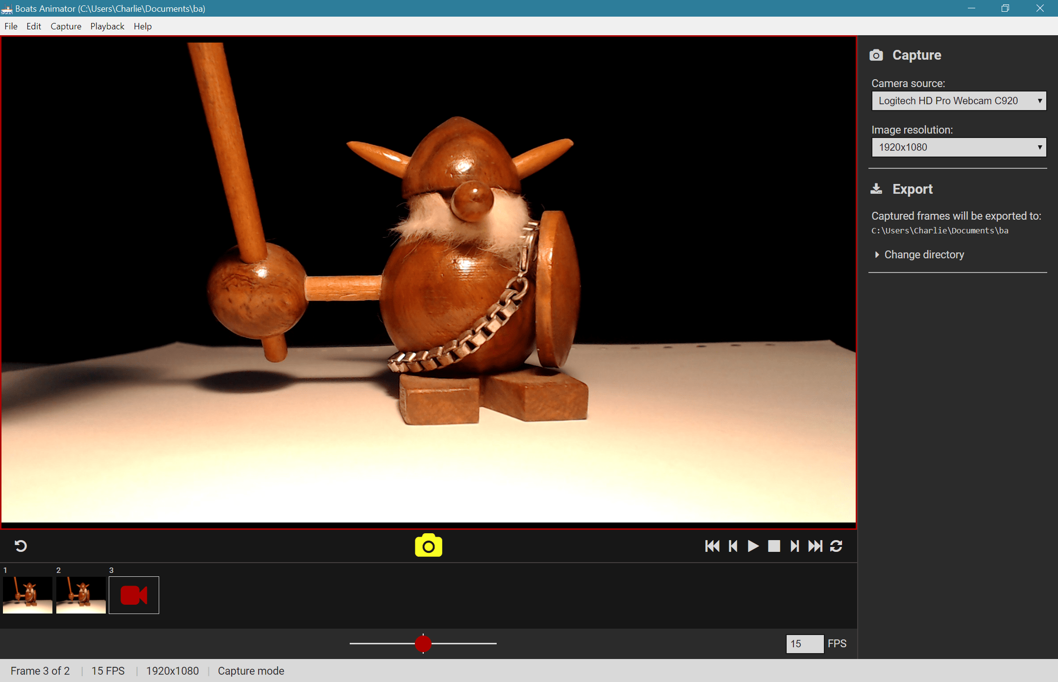 Screenshot of Boats Animator 0.8.0