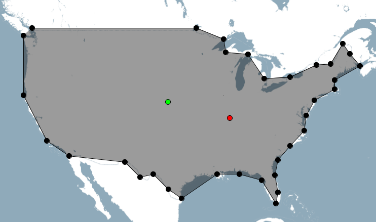 Centroid map example