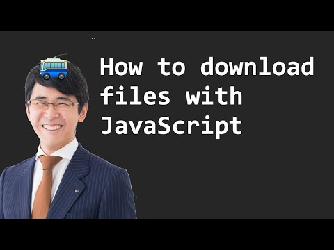 Video thumbnail: How to download files with JavaScript