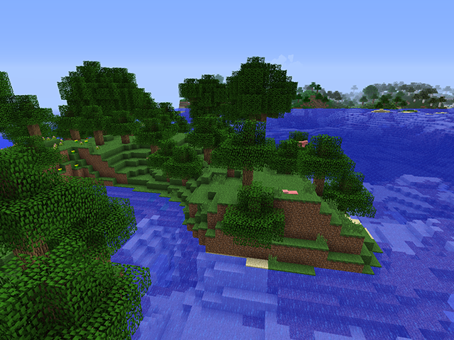 Forested Island biome