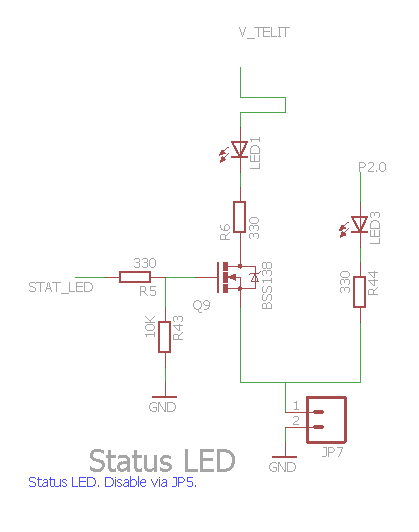 Telit Status Led