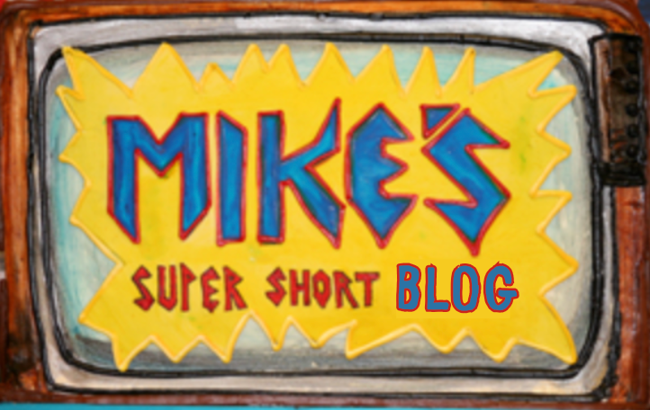 blog logo saying 'Mike's Super Short Blog'