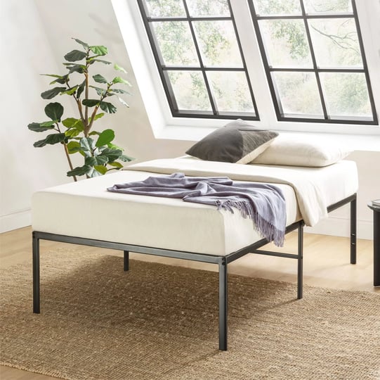 best-price-mattress-18-inch-metal-platform-bed-heavy-duty-steel-slats-no-box-1