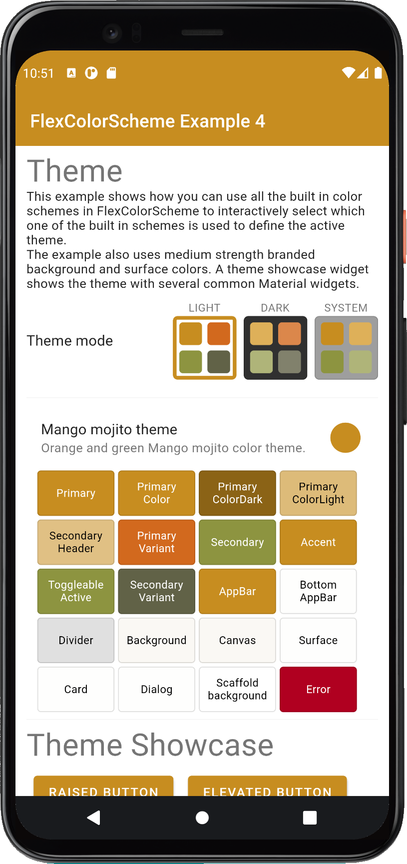 ColorScheme example 4c light