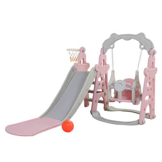 nyeekoy-3-in-1-kids-slide-and-swing-set-toddler-climber-playset-indoor-outdoor-playground-pink-and-g-1