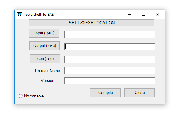 PowerShell-To-EXE-Squared!