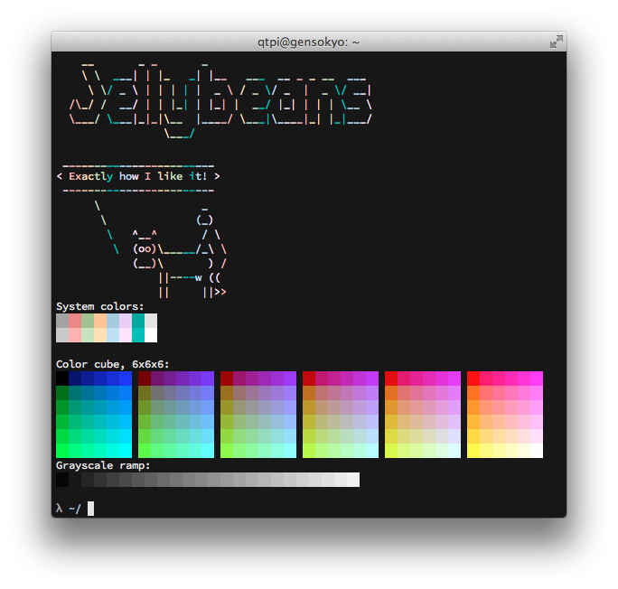 screen shot of jellybeans.itermcolors