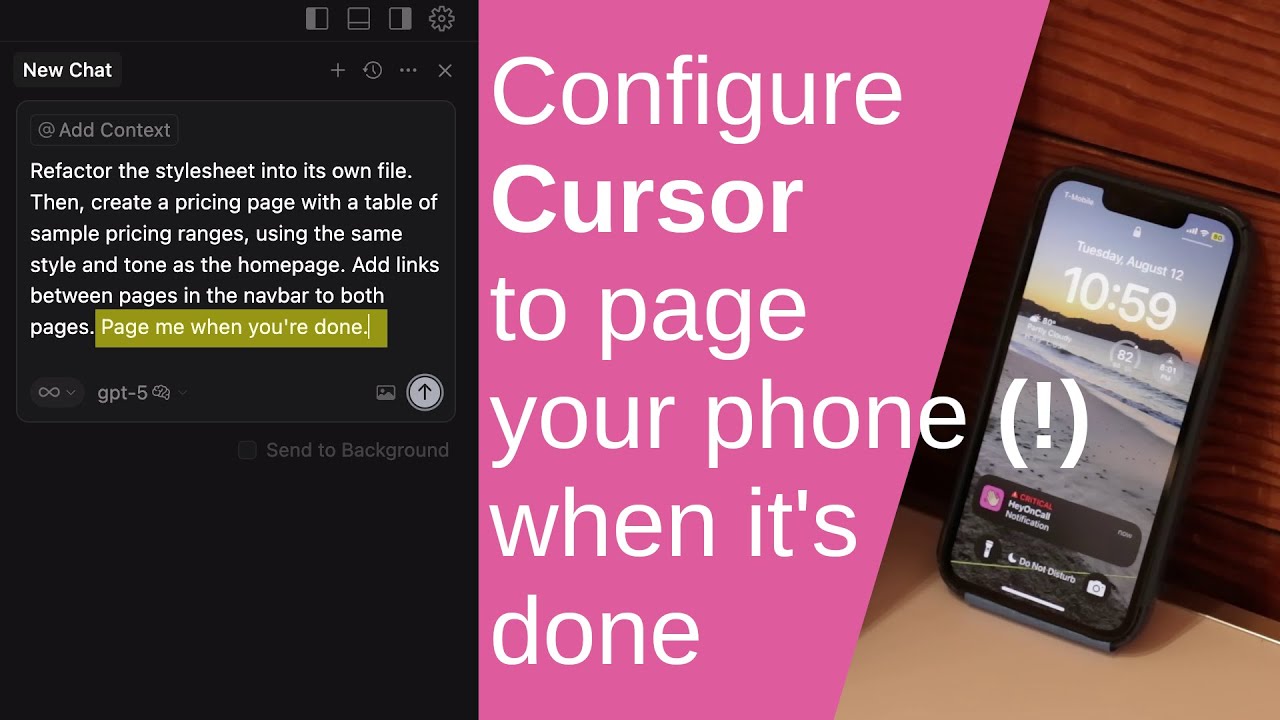HeyOnCall MCP Server Demo with Cursor
