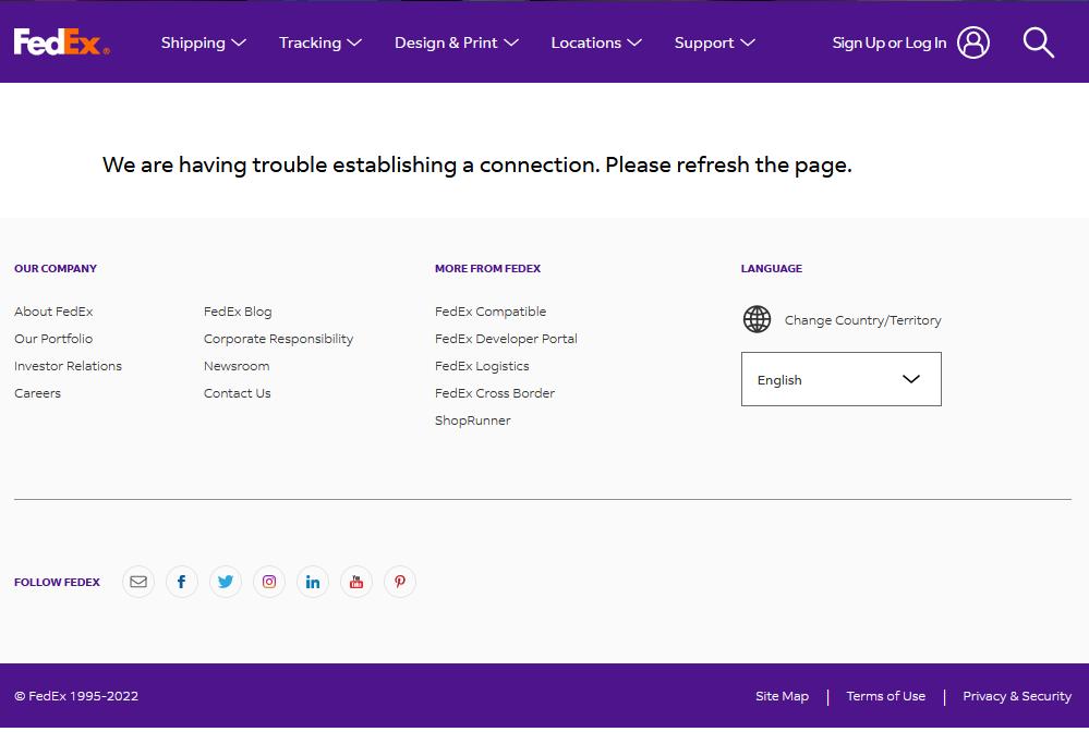fedex.com - site is not usable · Issue #106349 · webcompat/web-bugs ...