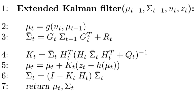 basic ekf algorithm