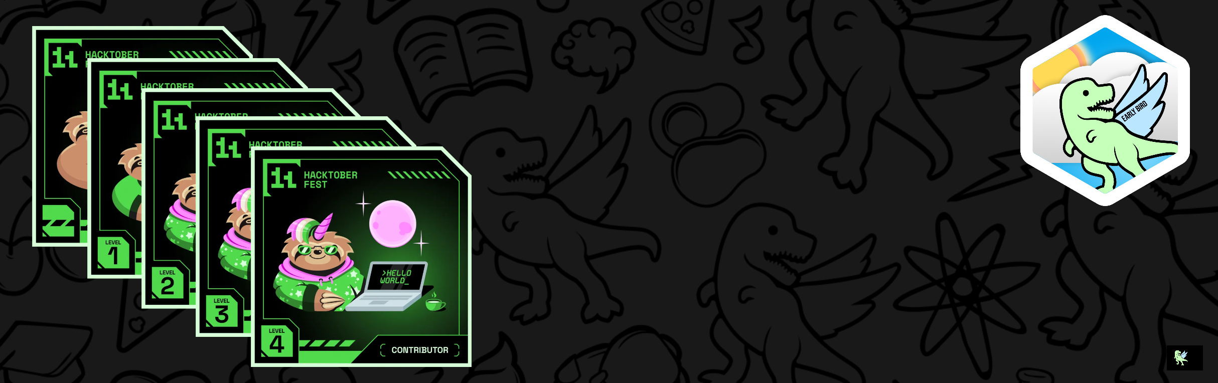 An image of @sugengsulistiyawan's Holopin badges, which is a link to view their full Holopin profile